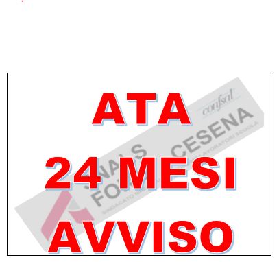 ATA 24 MESI - AVVISO