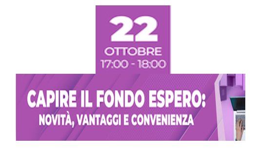22 OTTOBRE 2025 WEBINAR-CAPIRE IL FONDO ESPERO