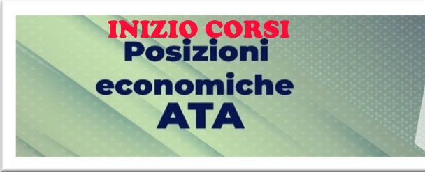 INIZIO CORSI POSIZIONI ECONOMICHE ATA