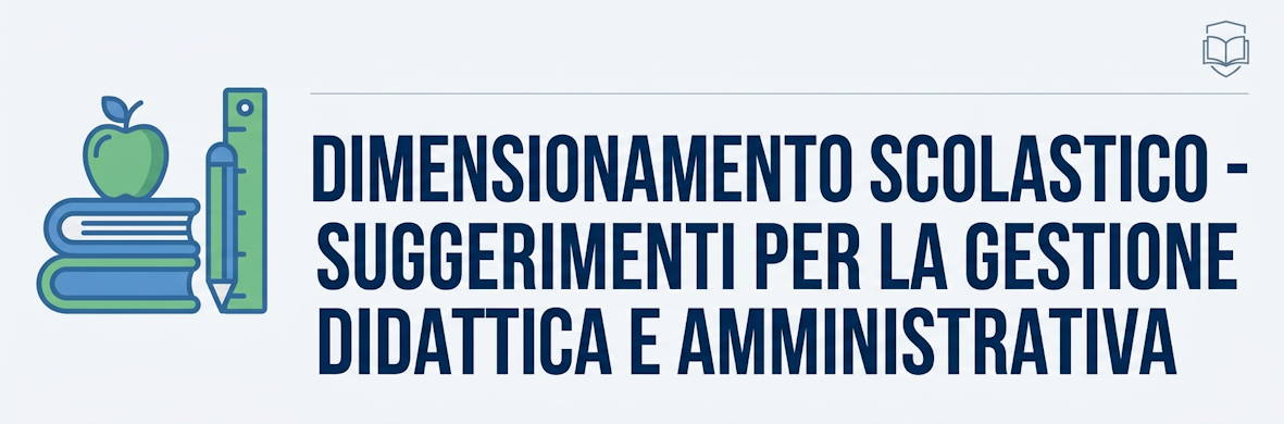 DIMENSIONAMENTO SCOLASTICO - SUGGERIMENTI PER IL PERSONALE DOCENTE E ATA