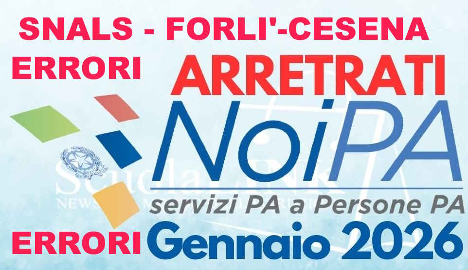 NOIPA: chiarimenti relativi agli errori riscontrati negli arretrati