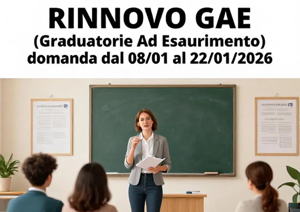 AGGIORNAMENTO GAE 2026