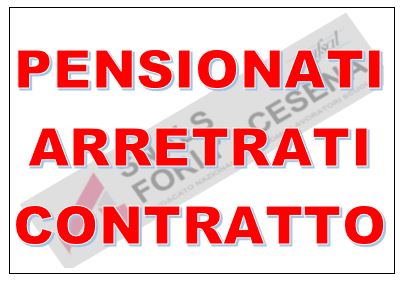 PENSIONATI-ARRETRATI CONTRATTO