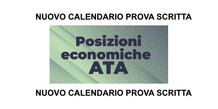 ATA CALENDARIO ESAMI POSIZIONI ECONOMICHE